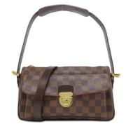 Pre-owned Canvas handbags Louis Vuitton Vintage , Brown , Dames