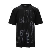 Heren Slip-On T-Shirt met 'Ibra' Dsquared2 , Black , Heren