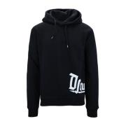 Hoodie met verstelbaar trekkoord Dsquared2 , Black , Heren