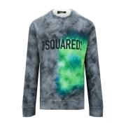 Heren Pullover Sweatshirt Dsquared2 , Gray , Heren