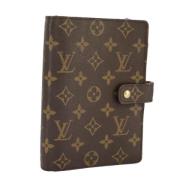 Pre-owned Canvas home-office Louis Vuitton Vintage , Brown , Dames