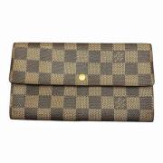 Pre-owned Canvas wallets Louis Vuitton Vintage , Brown , Dames