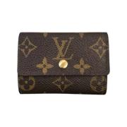 Pre-owned Canvas wallets Louis Vuitton Vintage , Brown , Dames