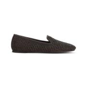 Rafia Slippers Brunello Cucinelli , Brown , Dames