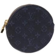 Pre-owned Canvas wallets Louis Vuitton Vintage , Blue , Dames