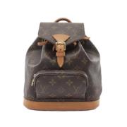 Pre-owned Canvas backpacks Louis Vuitton Vintage , Brown , Dames