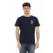 Leger Katoen Heren T-shirt Bikkembergs , Blue , Heren