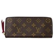 Pre-owned Fabric wallets Louis Vuitton Vintage , Brown , Dames