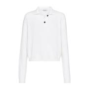 Witte Truien - Stijlvolle Collectie Brunello Cucinelli , White , Dames