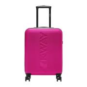 Compacte Reistrolley Tas K-Way , Pink , Heren