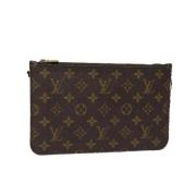 Pre-owned Canvas pouches Louis Vuitton Vintage , Brown , Dames