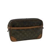 Pre-owned Canvas louis-vuitton-bags Louis Vuitton Vintage , Brown , Da...