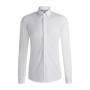 Casual overhemd met lange mouwen Boss , White , Heren