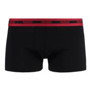 Set van drie boxershorts met logo Hugo Boss , Black , Heren