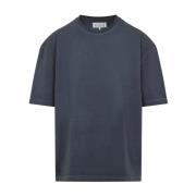 Casual Katoenen T-Shirt voor Mannen Maison Margiela , Black , Heren