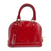 Pre-owned Canvas handbags Louis Vuitton Vintage , Red , Dames