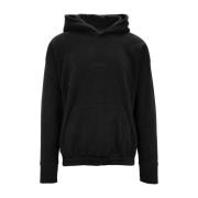 Hoodie met geborduurd logo Saint Laurent , Black , Heren