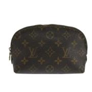 Pre-owned Canvas pouches Louis Vuitton Vintage , Brown , Dames