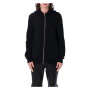 Zwarte Gebreide Gimp Hoodie Ss25 Rick Owens , Black , Heren