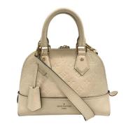 Pre-owned Canvas louis-vuitton-bags Louis Vuitton Vintage , White , Da...