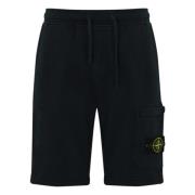 Blauwe Katoenen Bermuda Shorts Stone Island , Blue , Heren