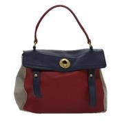 Pre-owned Leather shoulder-bags Yves Saint Laurent Vintage , Red , Dam...