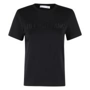 Slim Logo T-shirt Helmut Lang , Black , Dames