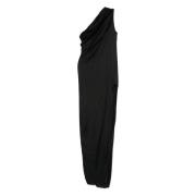 Arrowhead Lange Jurk Rick Owens , Black , Dames