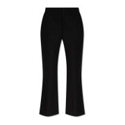 Wollen bootcut broek Chloé , Black , Dames