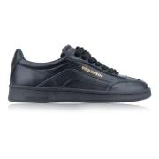 Leren Veterschoenen Gemaakt in Italië Dsquared2 , Black , Heren