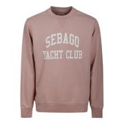 Roze Katoenen Sweatshirt met Logoprint Sebago , Pink , Heren