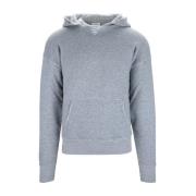 Hooded sweatshirt met distressed print Saint Laurent , Gray , Heren