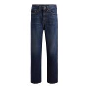 Blauwe Denim Jeans Relaxte Pasvorm Khaite , Blue , Dames