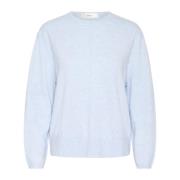 Zachte Gebreide Pullover Sweater Windsurfer Melange InWear , Blue , Da...