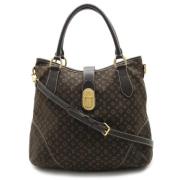 Pre-owned Canvas louis-vuitton-bags Louis Vuitton Vintage , Brown , Da...