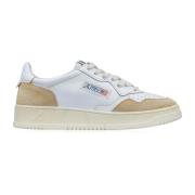 Heren Leren Veterschoenen Autry , White , Heren