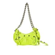 Pre-owned Leather balenciaga-bags Balenciaga Vintage , Yellow , Dames