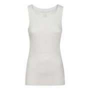 Slim Fit Tanktop, Licht & Zacht Majestic Filatures , White , Dames