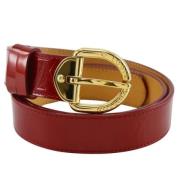 Pre-owned Fabric belts Louis Vuitton Vintage , Red , Dames