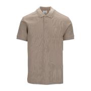 Heren Knoop Polo Shirt Burberry , Beige , Heren