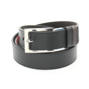 Pre-owned Leather belts Bally Pre-owned , Black , Heren