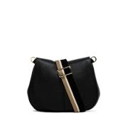 Helena Round Icona Crossbody Tas Gianni Chiarini , Black , Dames