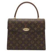 Pre-owned Canvas handbags Louis Vuitton Vintage , Brown , Dames