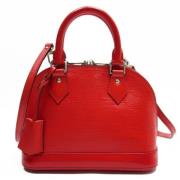 Pre-owned Leather louis-vuitton-bags Louis Vuitton Vintage , Red , Dam...