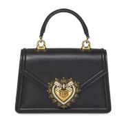 Zwarte Handtas met Juweelhart Dolce & Gabbana , Black , Dames