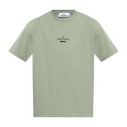 T-shirt met logo Stone Island , Green , Heren