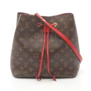 Pre-owned Canvas shoulder-bags Louis Vuitton Vintage , Red , Dames