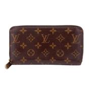 Pre-owned Leather wallets Louis Vuitton Vintage , Brown , Unisex