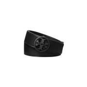 Cirkelvormige logogesp riem Tory Burch , Black , Dames