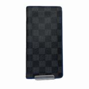 Pre-owned Canvas wallets Louis Vuitton Vintage , Black , Dames